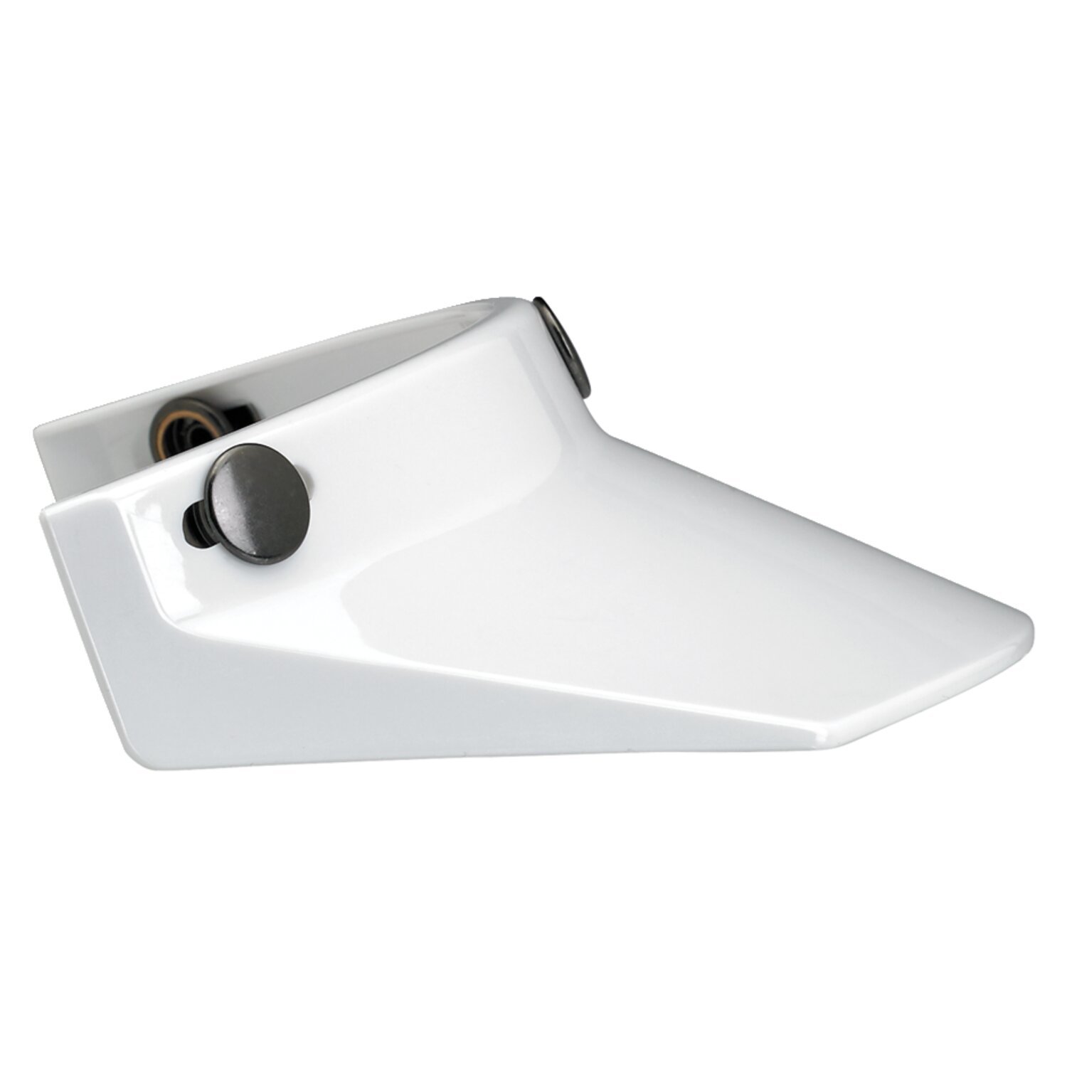 Biltwell Moto peak, White, Gloss