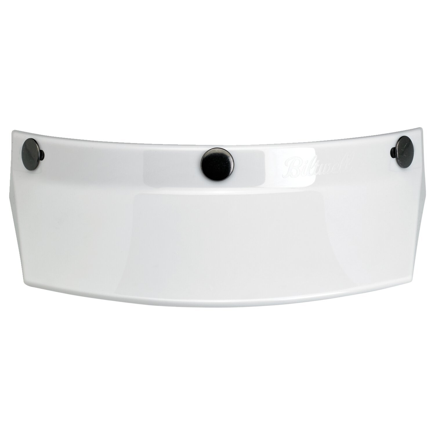 Biltwell Moto peak, White, Gloss