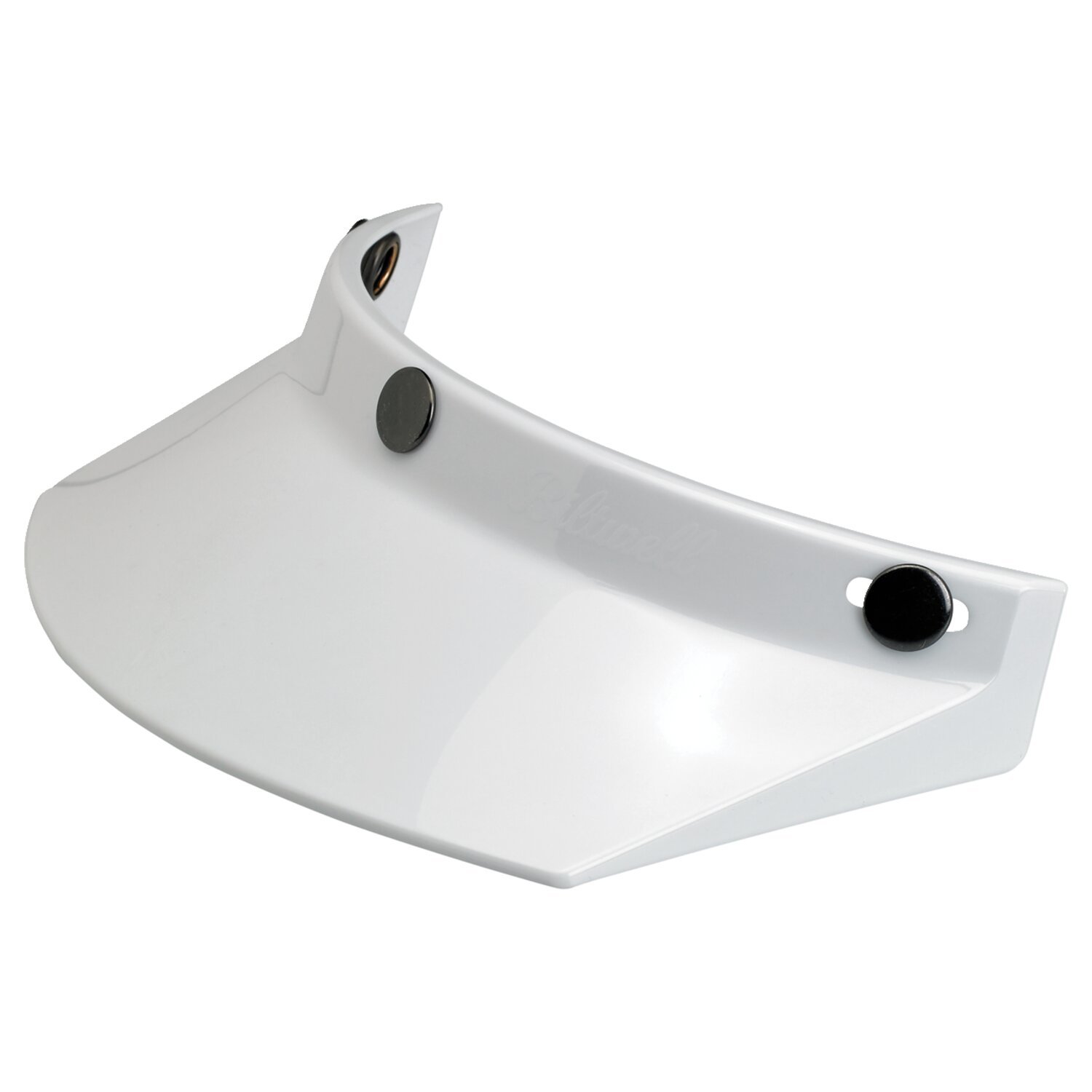 Biltwell Moto peak, White, Gloss