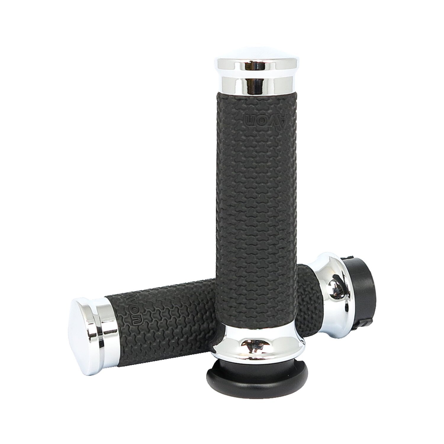 Avon, Memory Foam grip set. Small, Black, Chrome