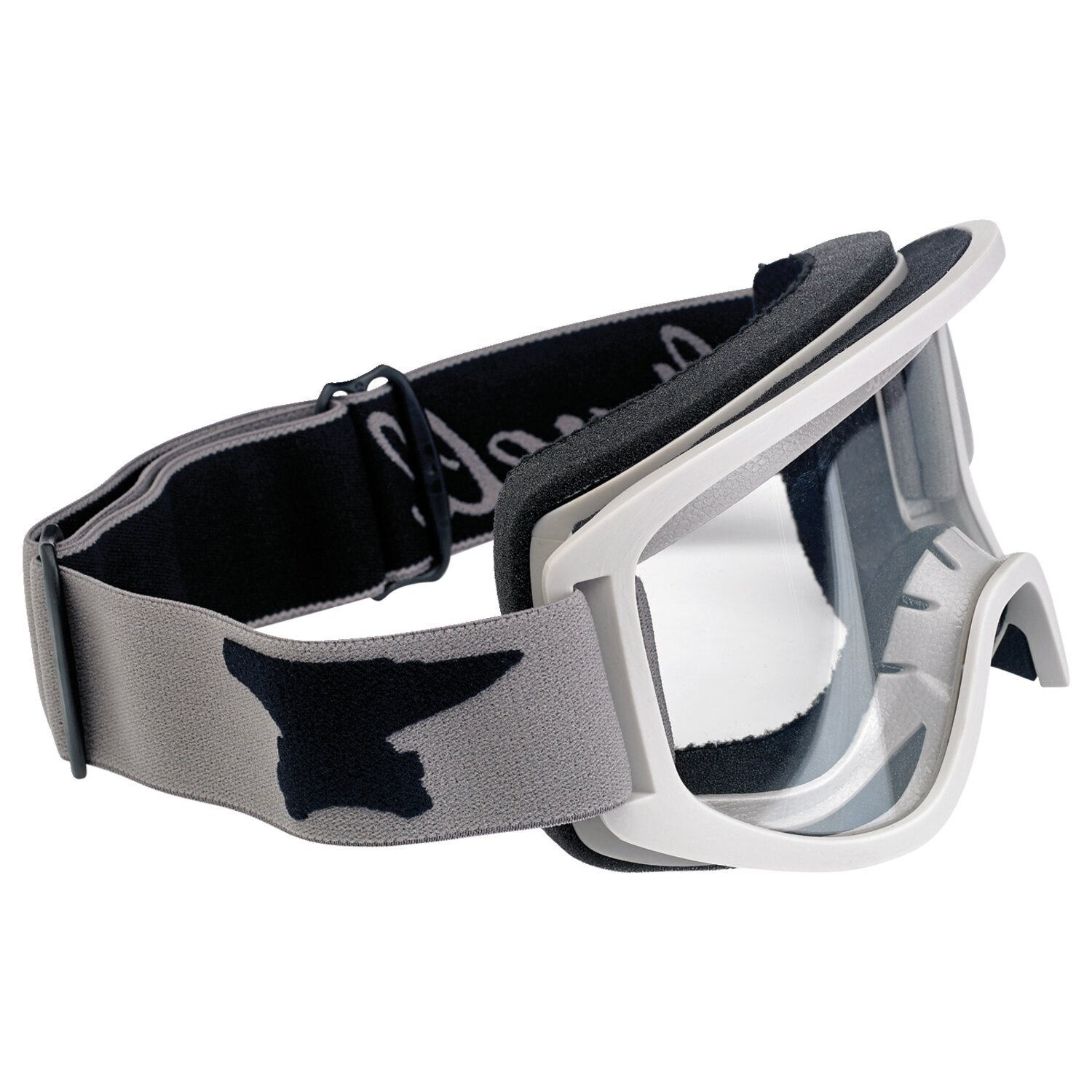 Biltwell Moto 2.0 Script goggles titanium, Gray