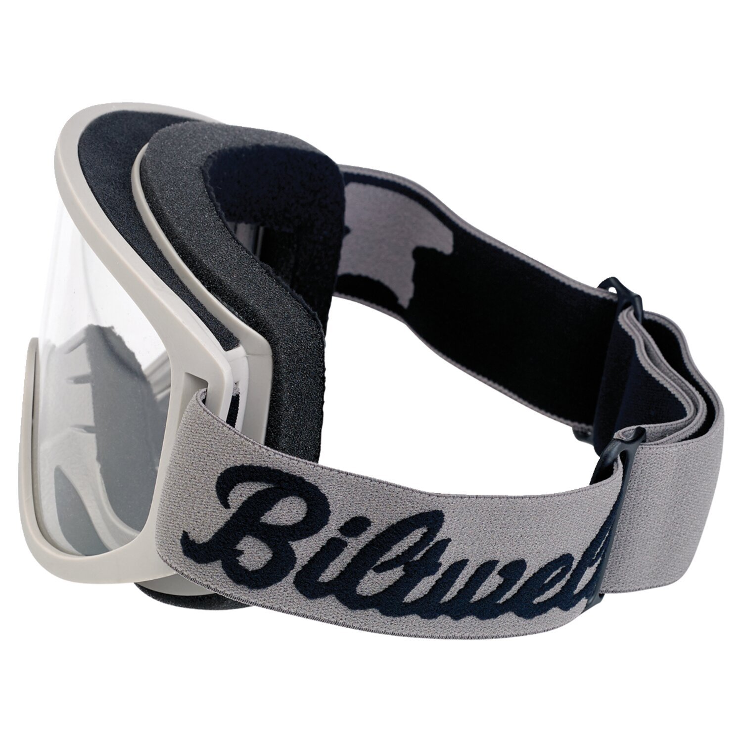 Biltwell Moto 2.0 Script goggles titanium, Gray