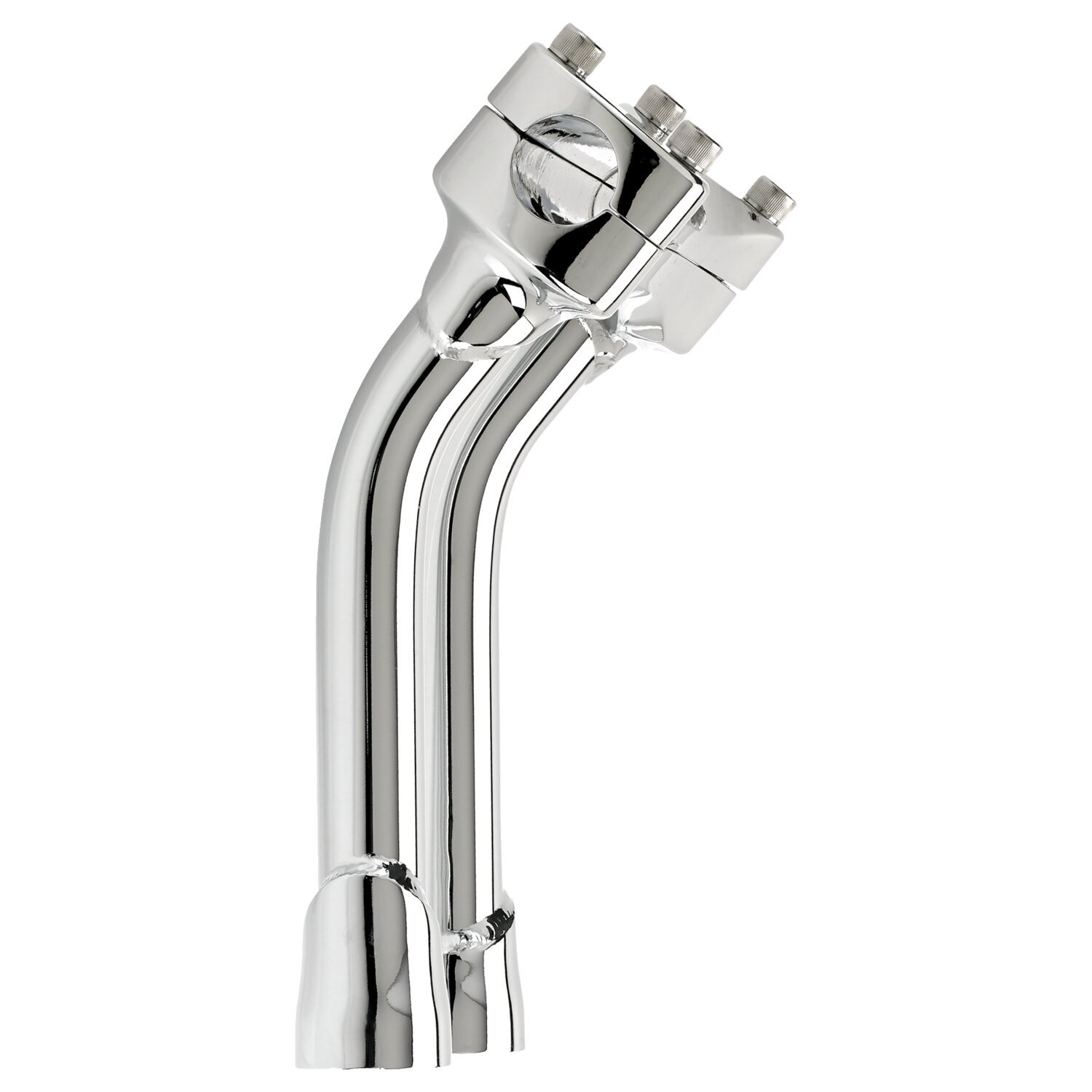 Biltwell, Murdock pullback risers 8, Silver, Chrome