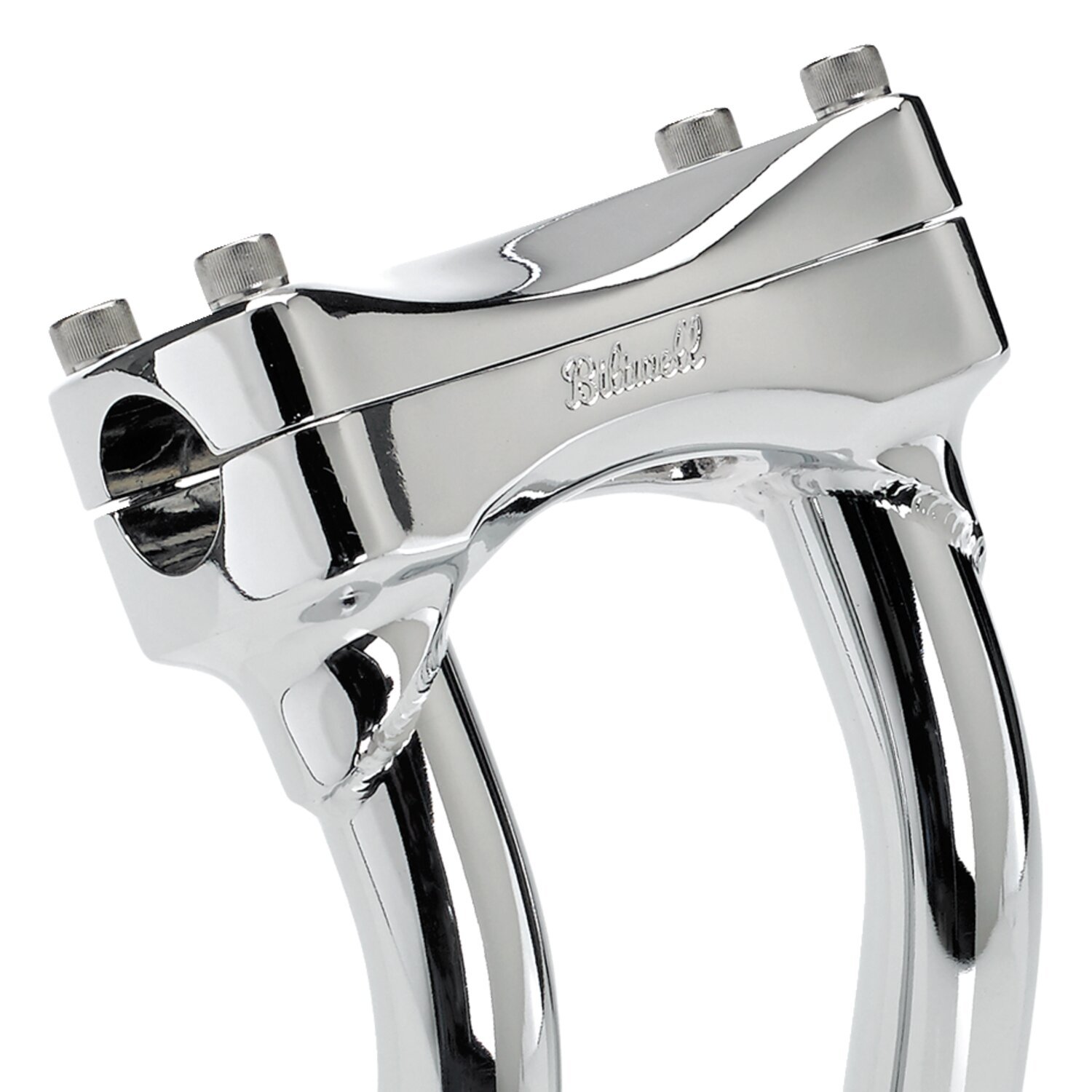 Biltwell, Murdock pullback risers 8, Silver, Chrome