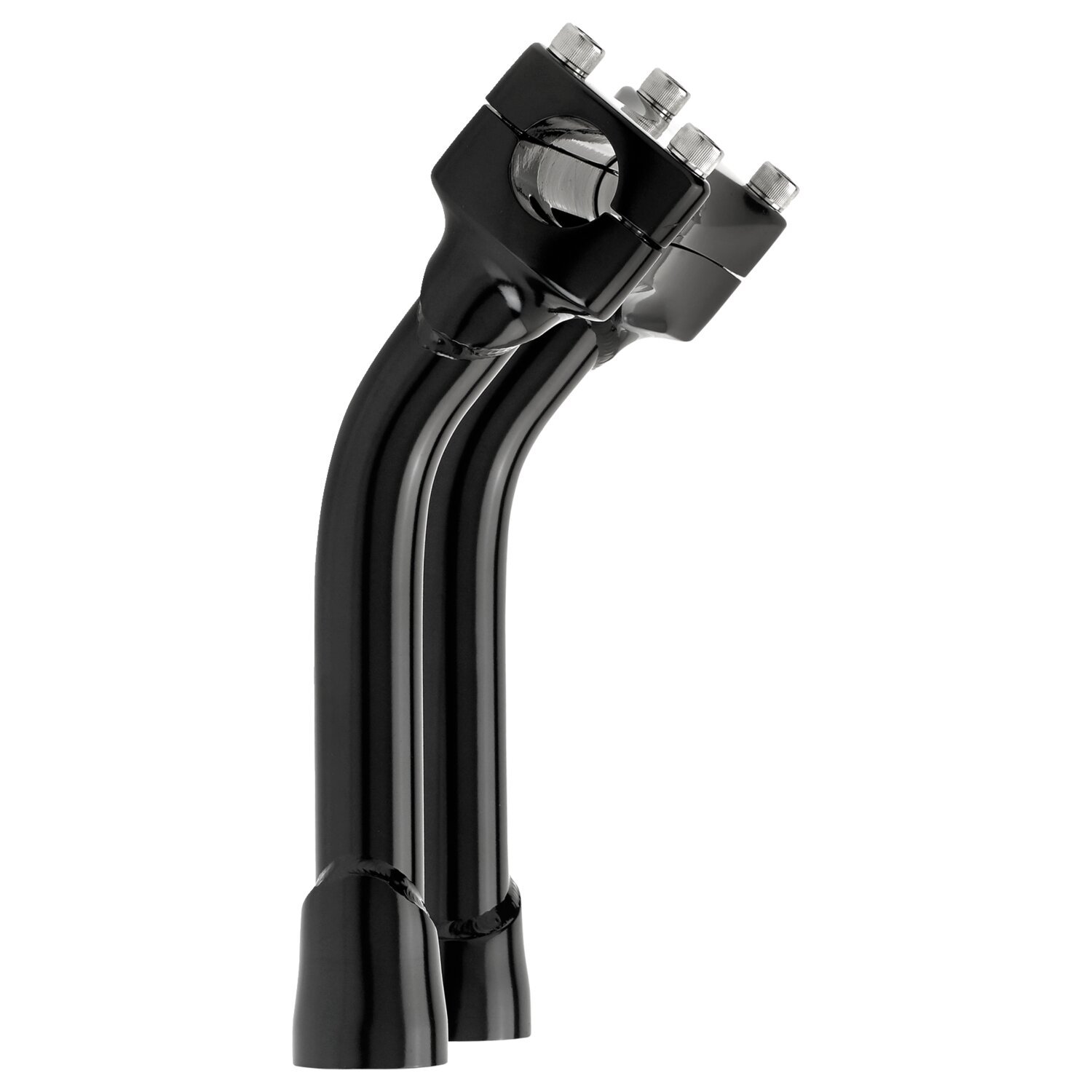 Biltwell, Murdock pullback risers 8, Black, Gloss