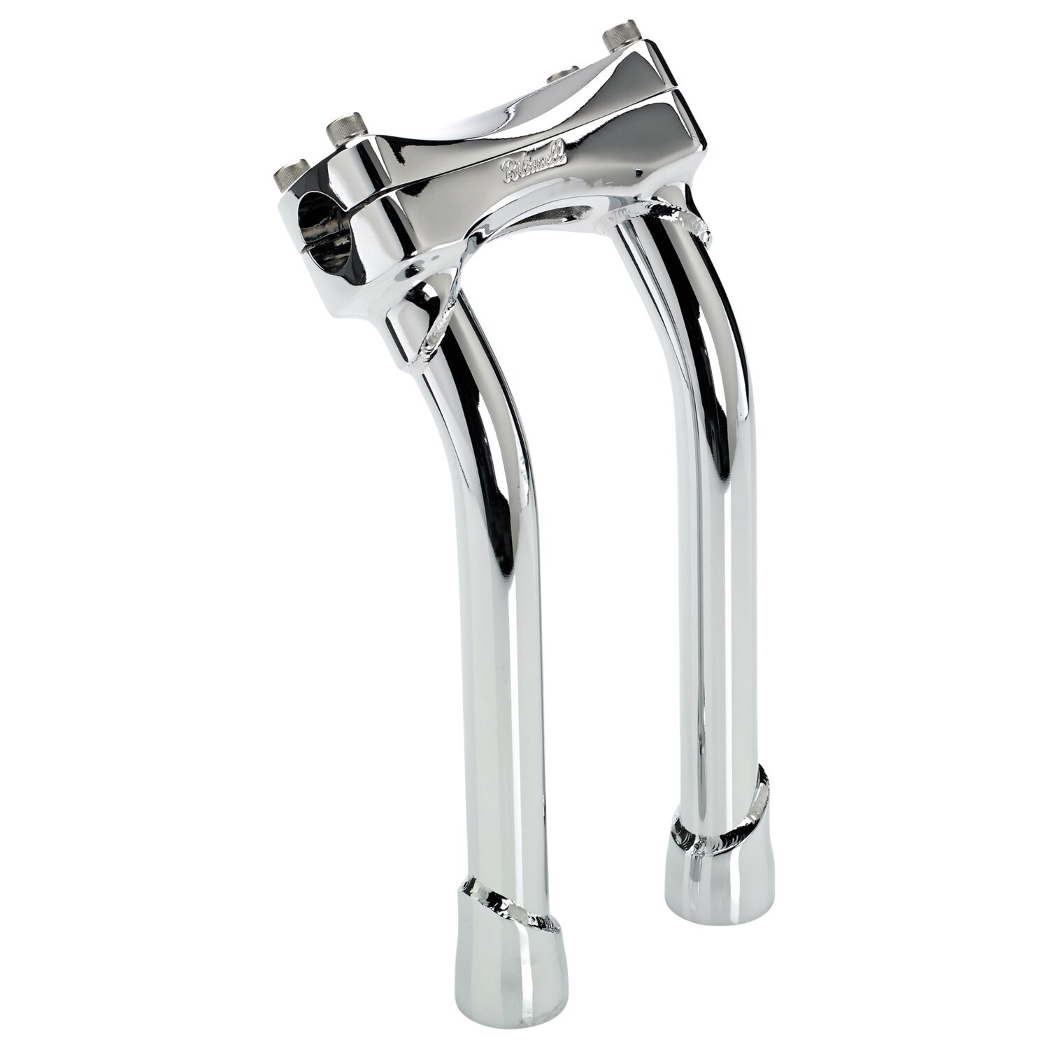 Biltwell, Murdock pullback risers 10, Silver, Chrome