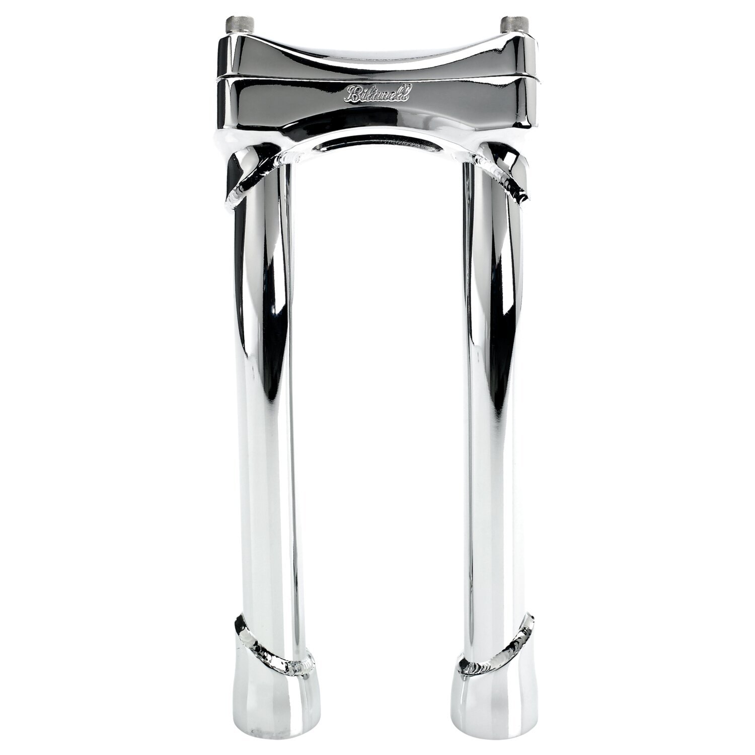 Biltwell, Murdock pullback risers 10, Silver, Chrome