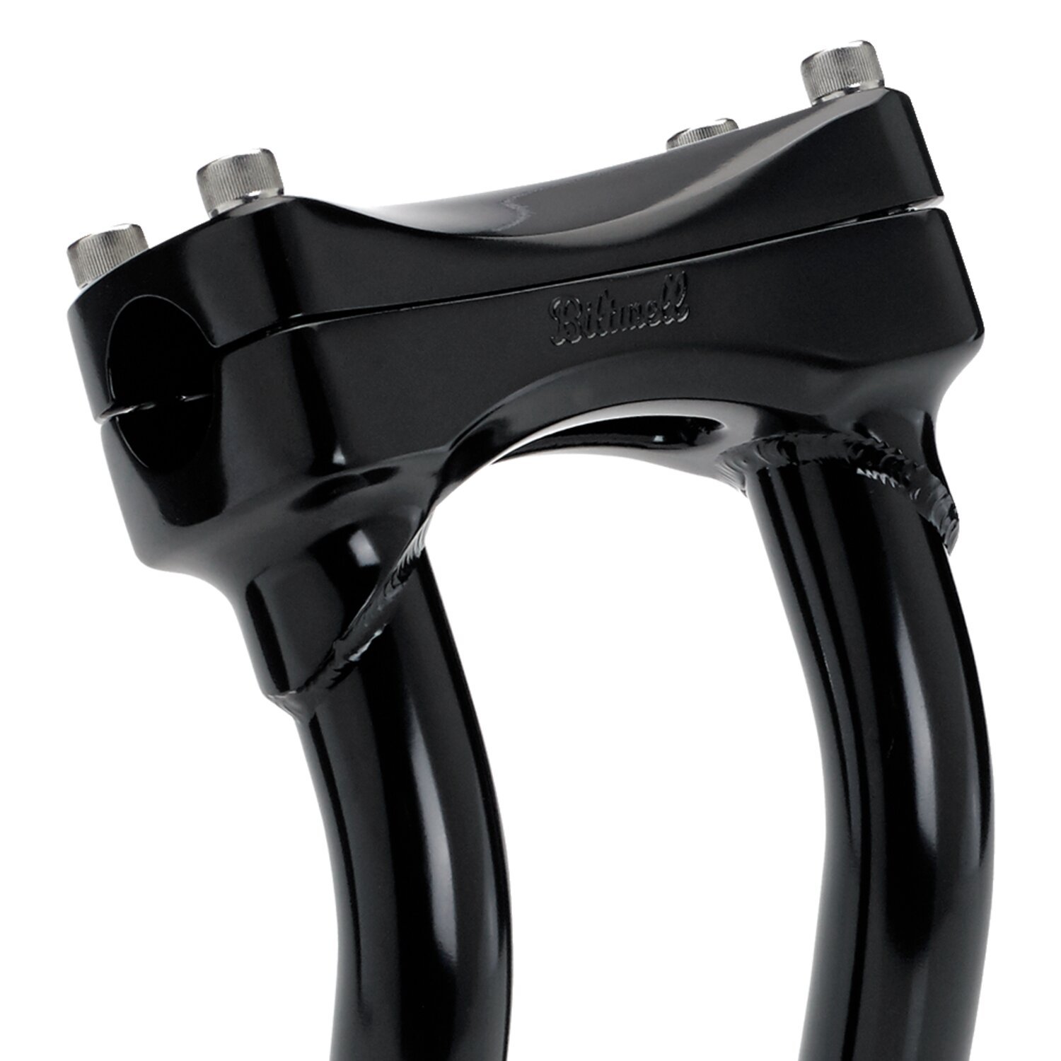 Biltwell Murdock pullback risers 10, Black, Gloss