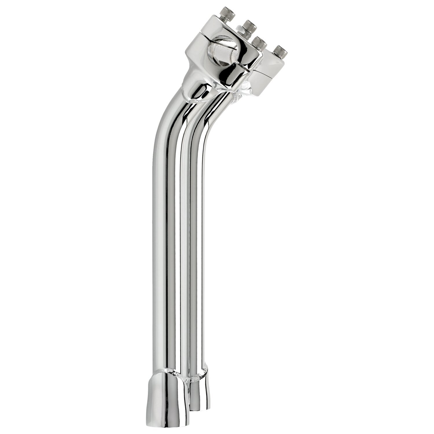 Biltwell, Murdock pullback risers 12, Silver, Chrome