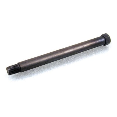 0.25" larger in diameter than the stock swingarm pivot shaft. Self tapping. Solves the problem of damaged or stripped threads in the left side of 4-sp Big Twin frames. Oversized version of OEM 47510-58 pivot bolt.
- Bad thread solution
- self tapping +.025" oversize