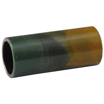 Front. Without flanges. Replacement inner bearing spacer between the wheel bearings, also called axle bearing sleeve, in the OEM color code. For 3/4" wheel axles. Replacement for OEM 43634-74.