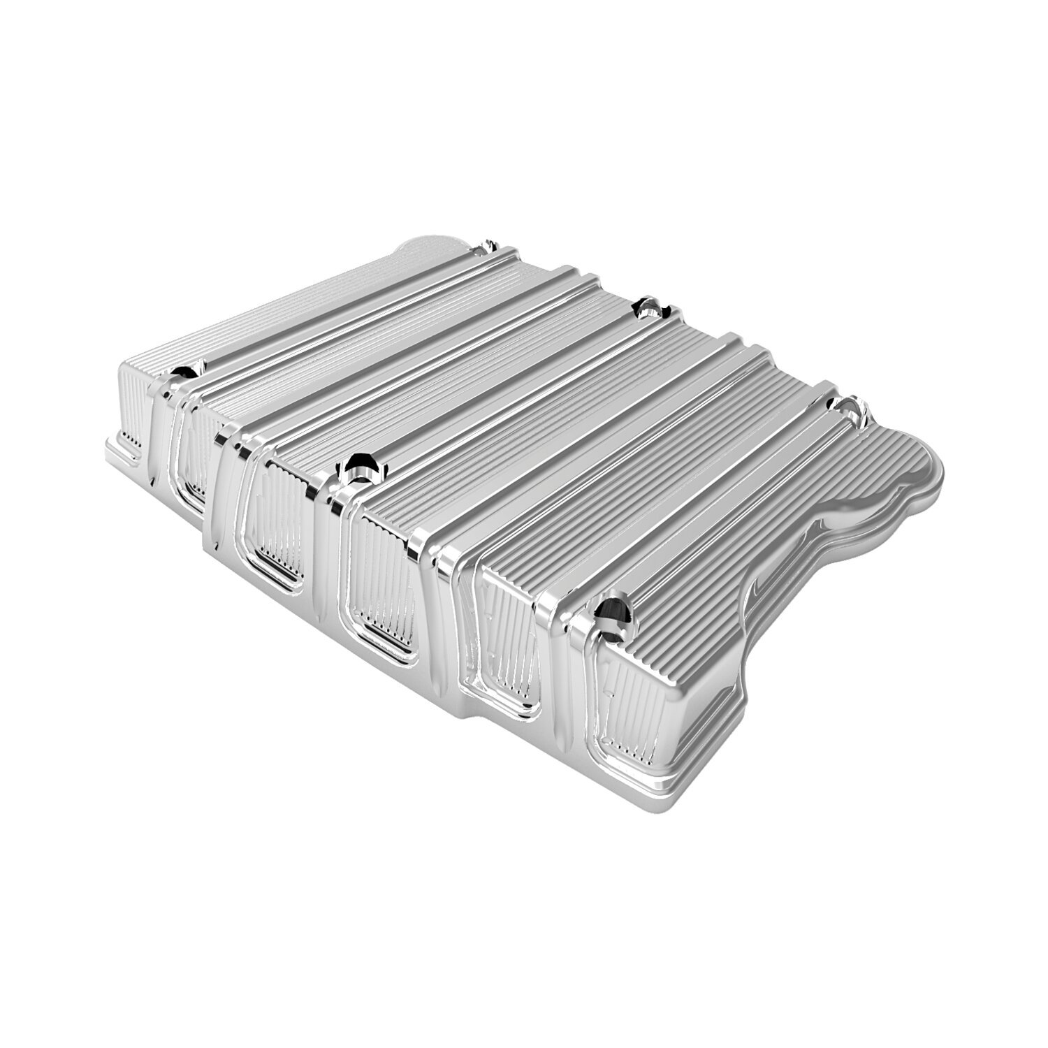 Arlen Ness, 10-Gauge rocker cover set. Chrome
