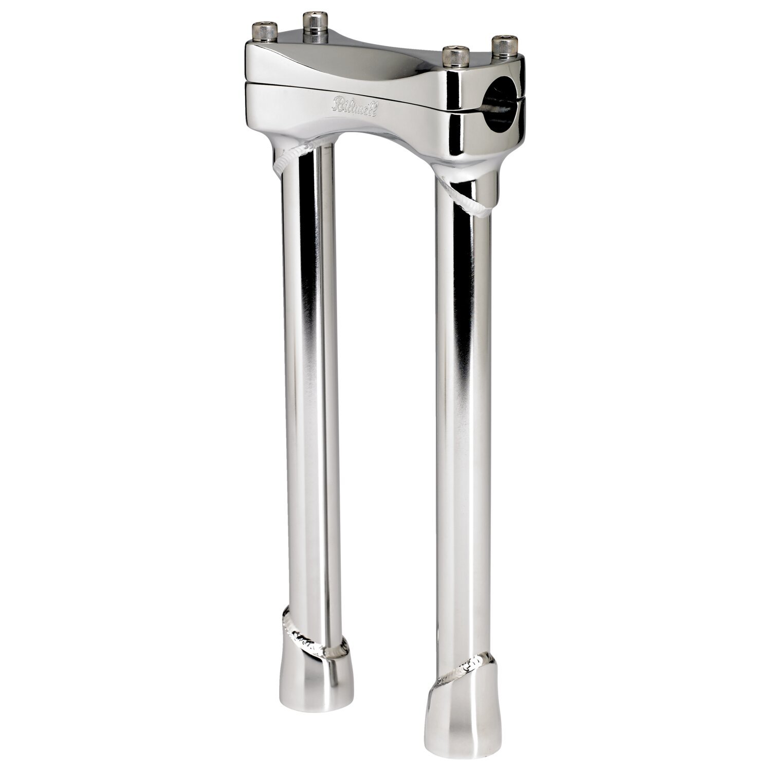 Biltwell Murdock risers 12, Silver, Chrome