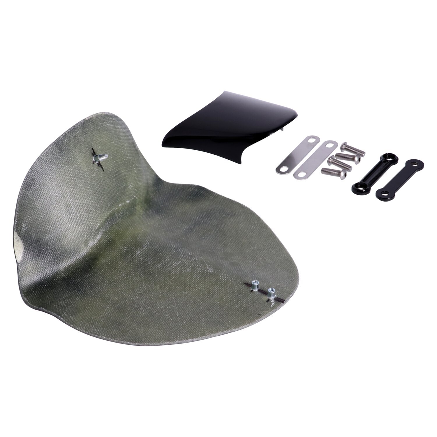 Killer Custom, solo seat rear fender 'Fat Racer', Unpainted, Raw