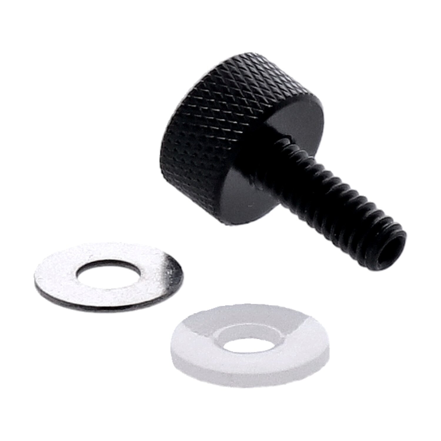 Thumb screw kit for seat. Low profile, Black