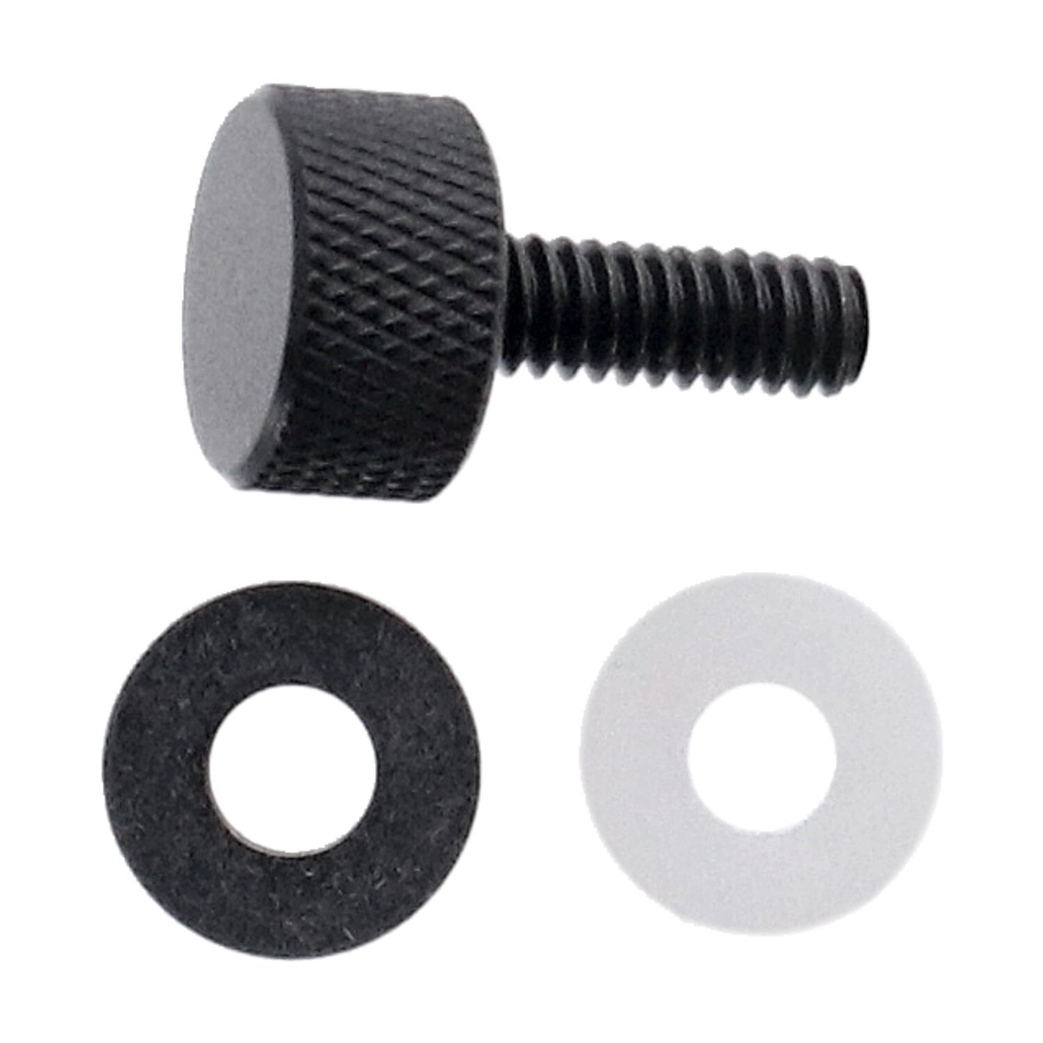 Thumb screw kit for seat. Low profile, Black
