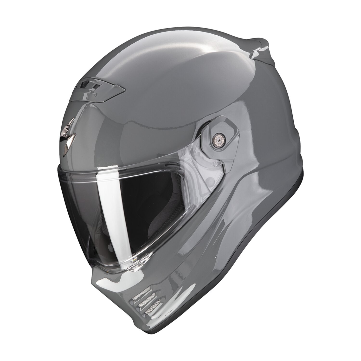XS — Scorpion Covert-FX helmet grey cement, Gray, Gloss, XS