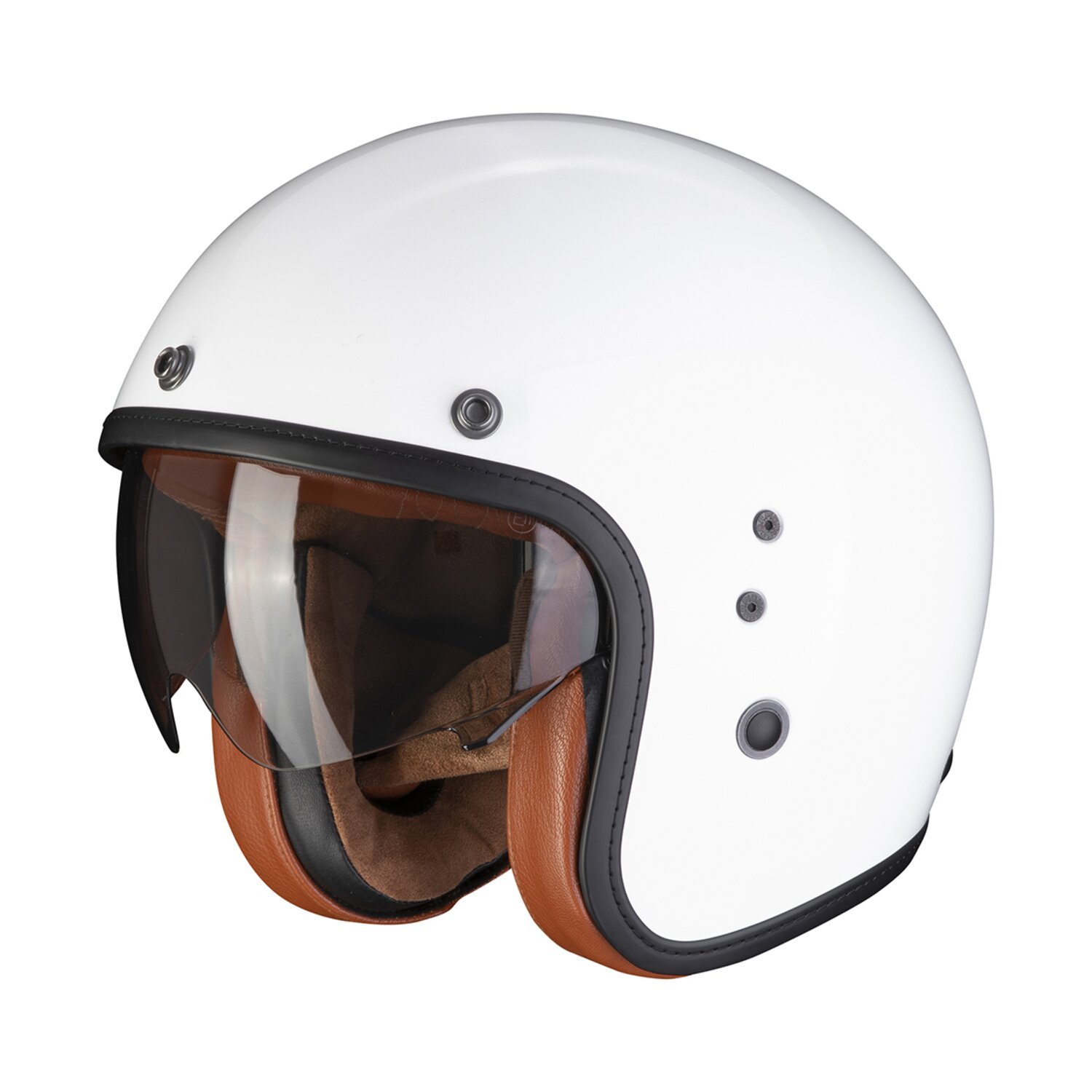 Scorpion Belfast Evo luxe helmet, White, S, Gloss