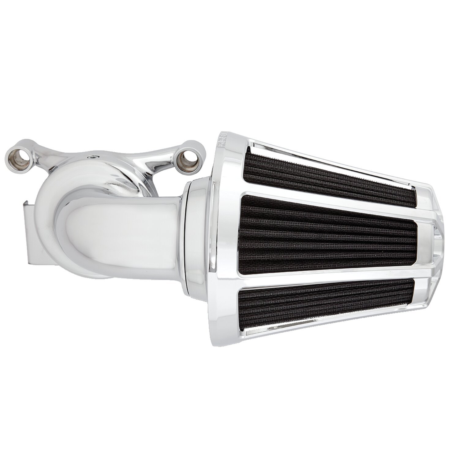 Arlen Ness, 90° Monster Sucker air cleaner. Beveled, Chrome