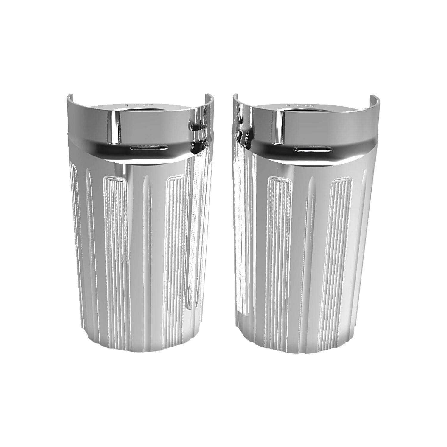 Arlen Ness, fork boots 10-Gauge, Chrome