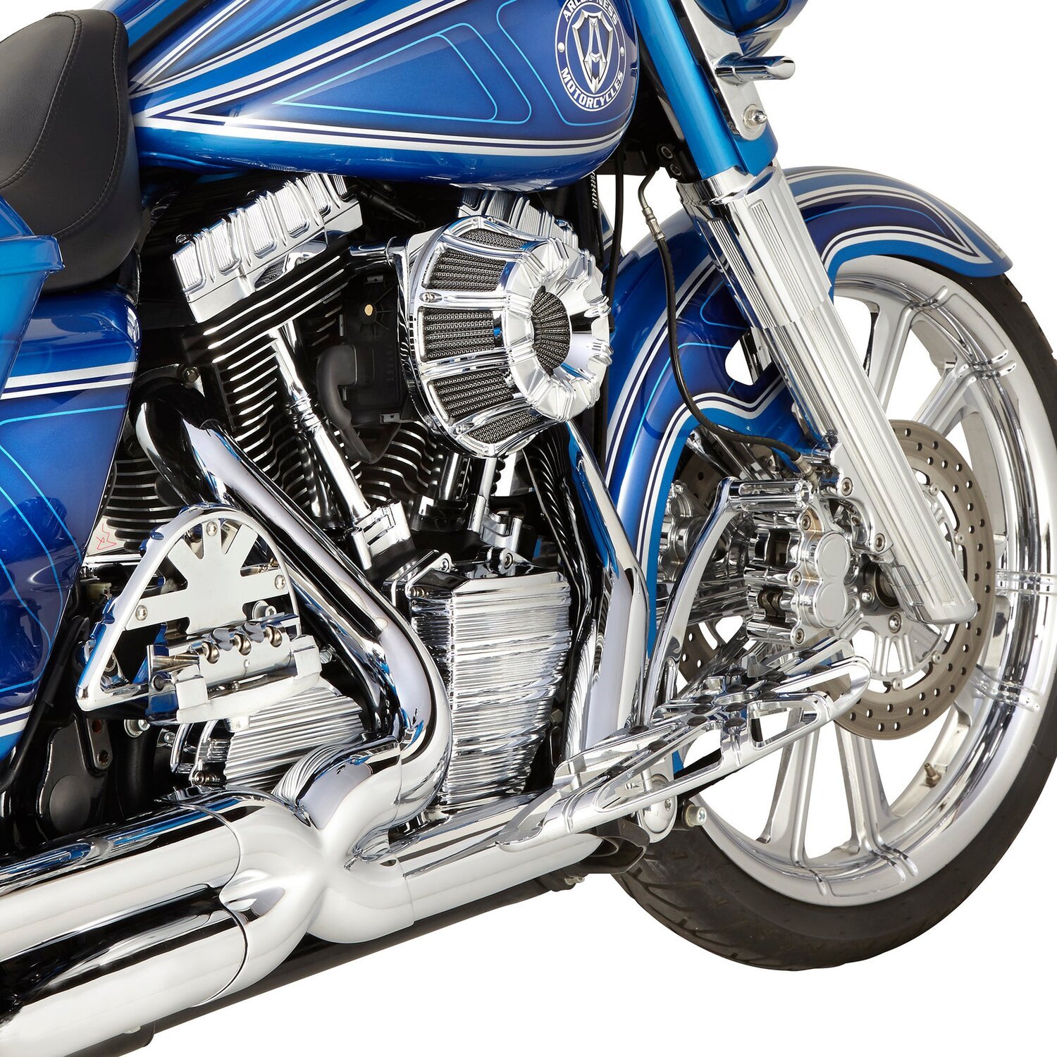 Arlen Ness, 10-Gauge rider floorboards, Chrome