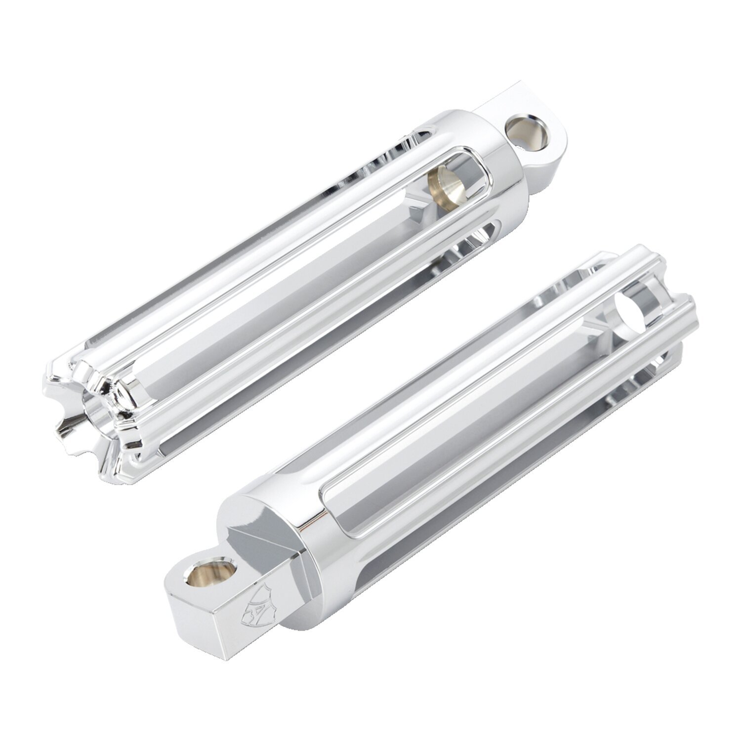 Arlen Ness, 10-Gauge foot pegs, Chrome