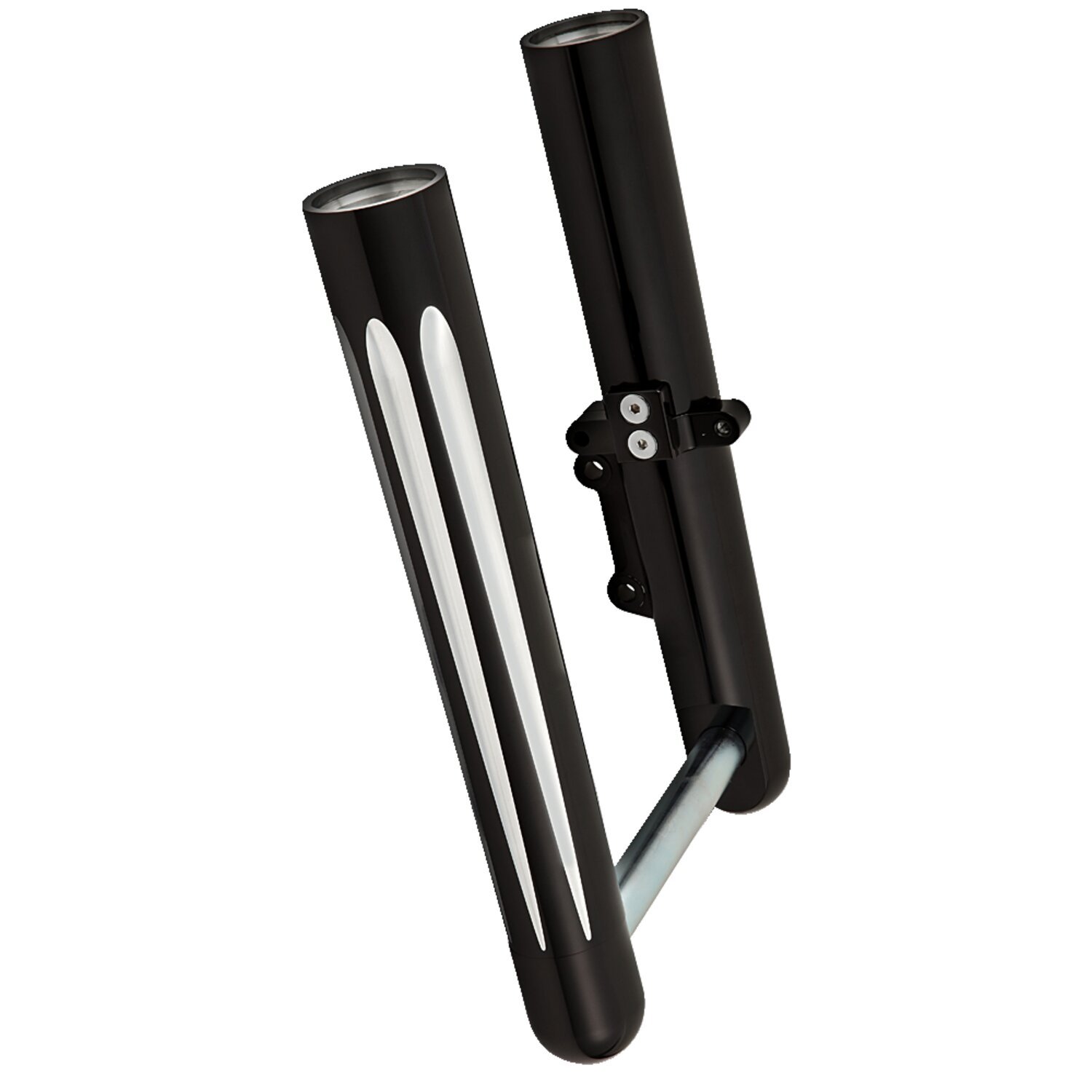 Arlen Ness, Hot legs single disc deep cut, Black, Gloss