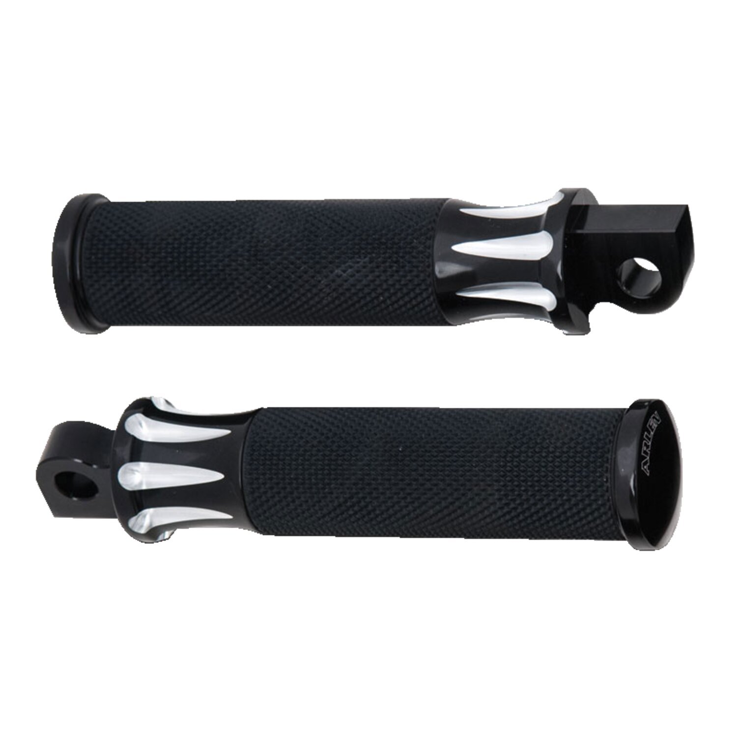 Arlen Ness, Fusion foot pegs, Black, Deep Cut