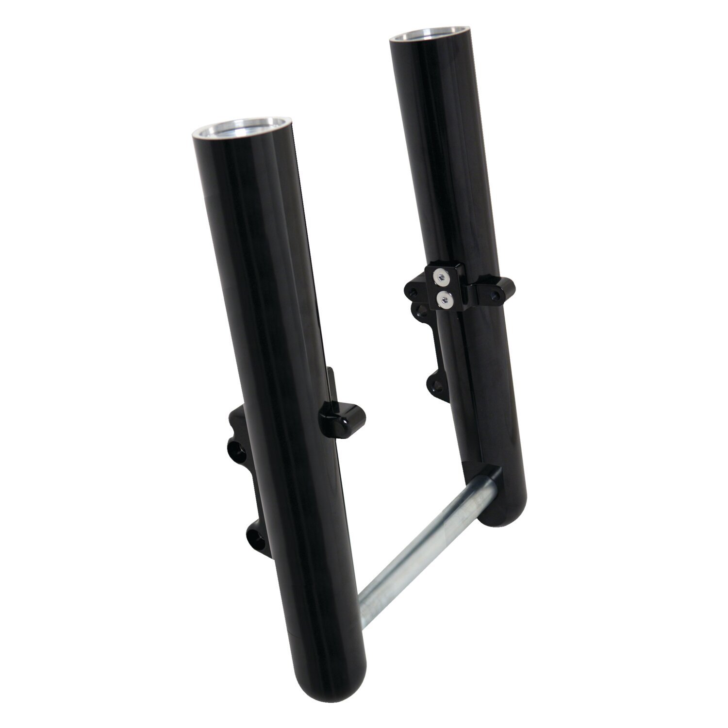 Arlen Ness, 49mm hot legs dual disc smooth, Black