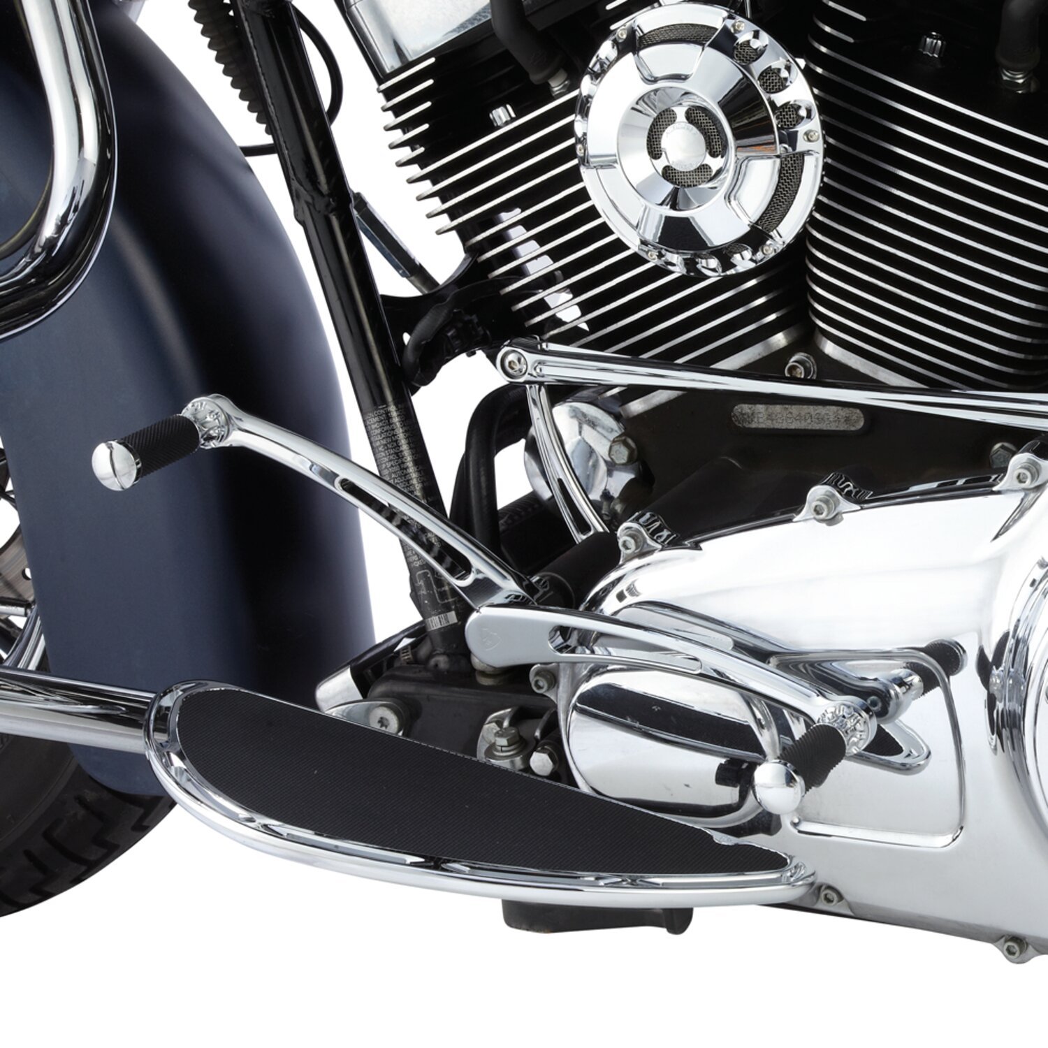 Arlen Ness, heel/toe shift kit. Radius, Silver, Chrome