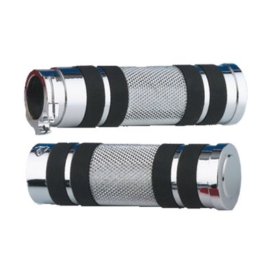 Knurled/flatband grips