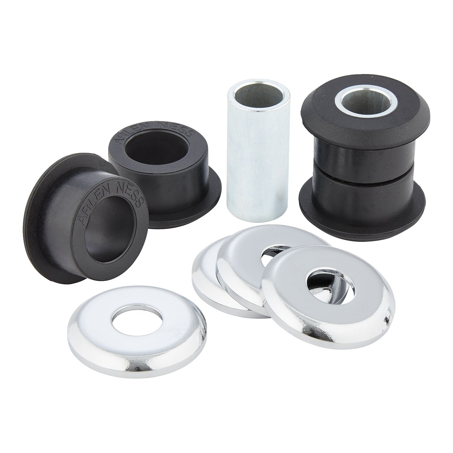Arlen Ness, handlebar dampening kit. Harder. Chrome washers
