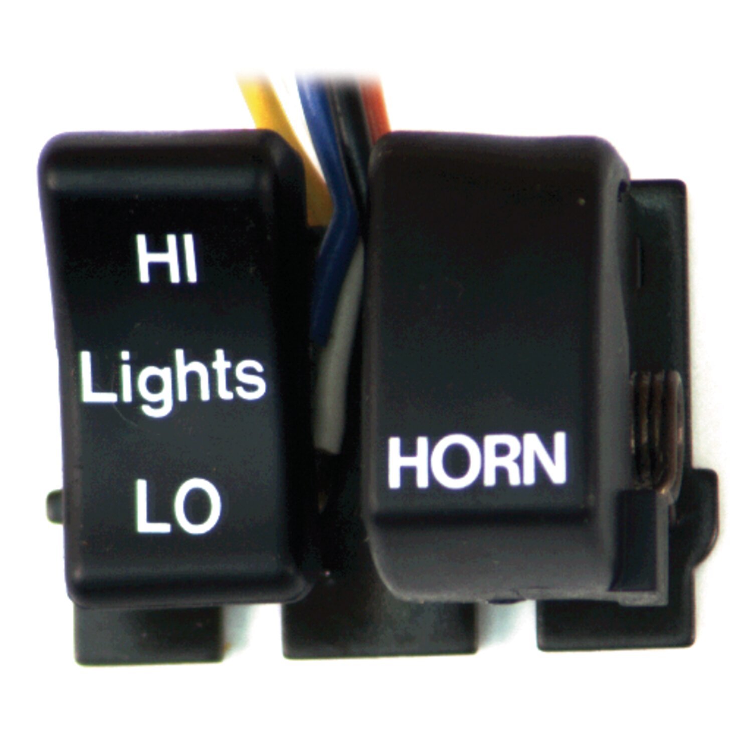 Hi/Low/horn, handlebar switch set, Black