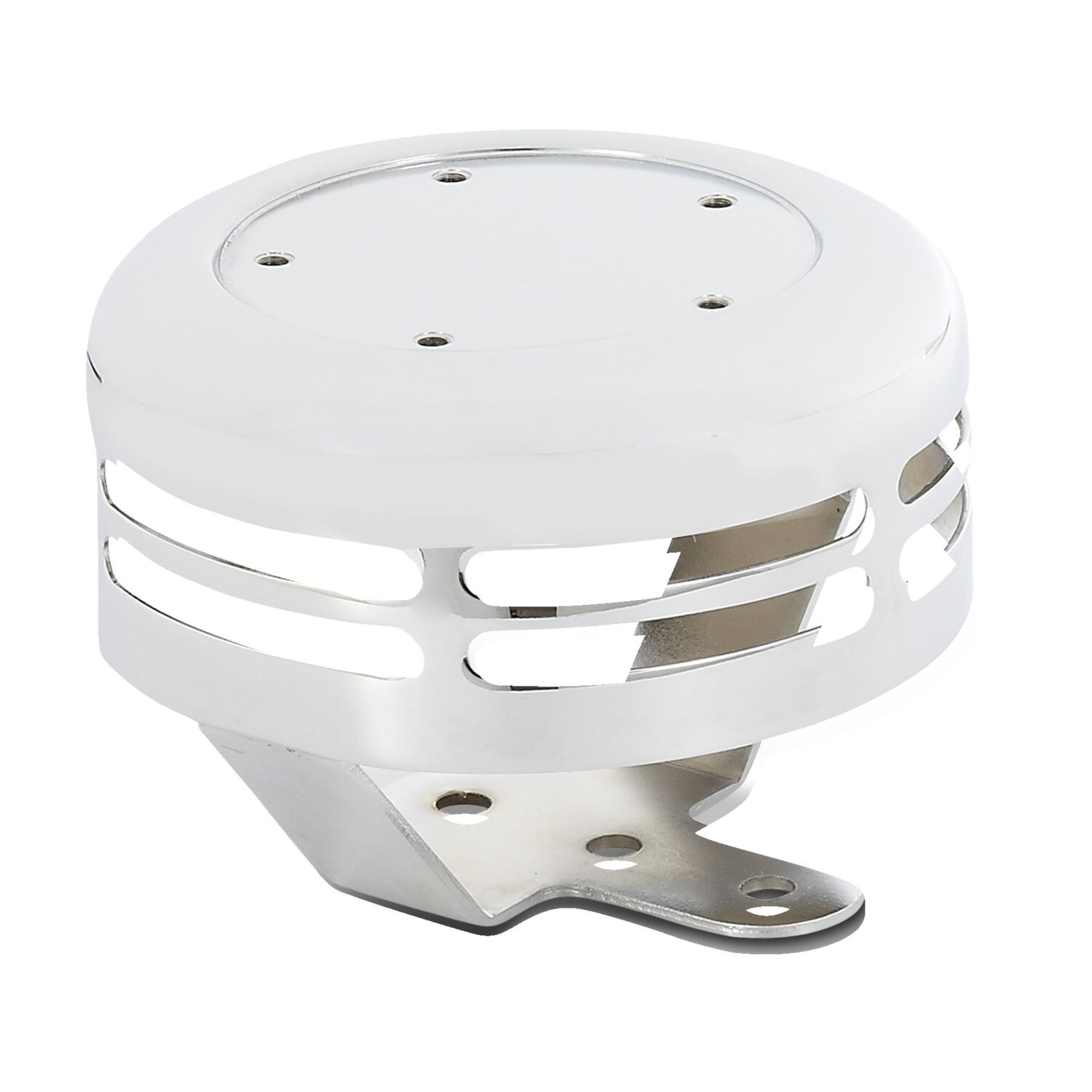 Arlen Ness, Chrome horn cover, Silver