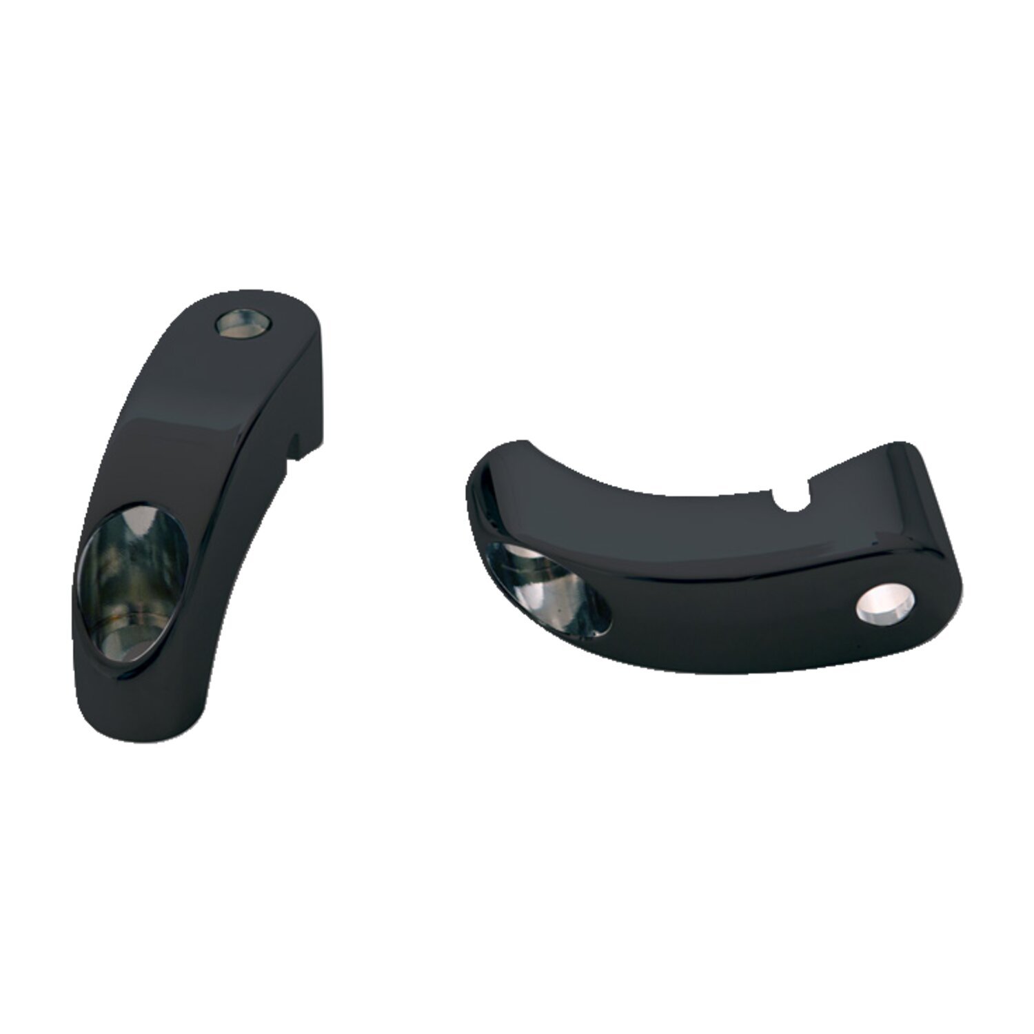 Arlen Ness, triple tree turn signal mounts, Black