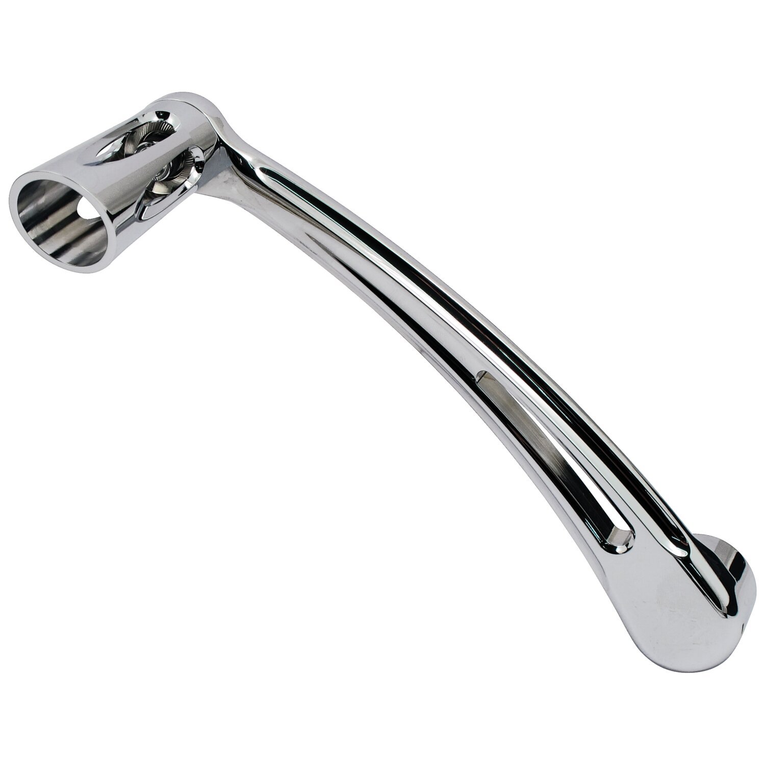 Arlen Ness, outer shift lever. Deep Cut, Chrome
