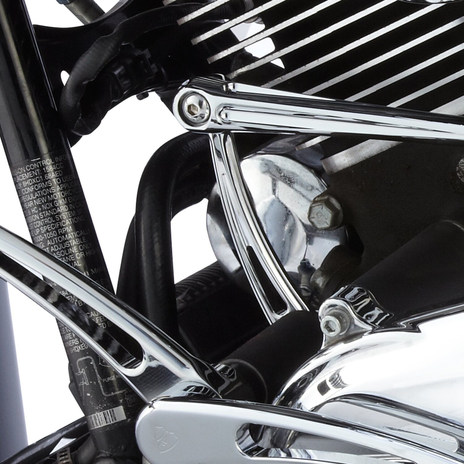 Arlen Ness, inner shift lever. Deep Cut, Chrome