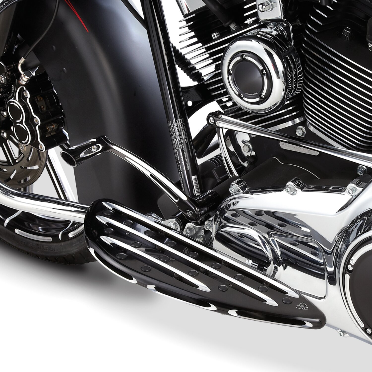 Arlen Ness, inner shift lever. Deep Cut, Black, Matte
