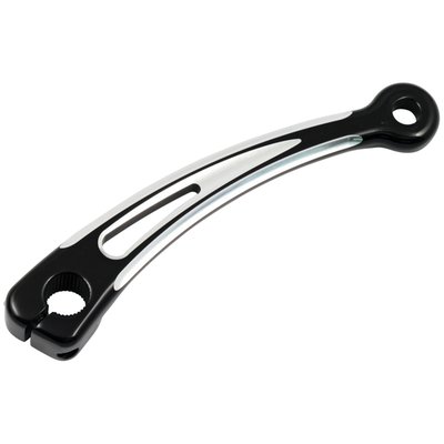 Black anodized finish.
CNC machined billet aluminum construction.
Complete with shift peg.