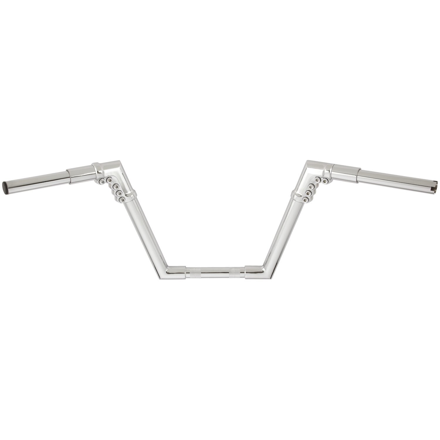Arlen Ness, 1-1/4" modular Mini Apes. Chrome, 10" rise, Silver