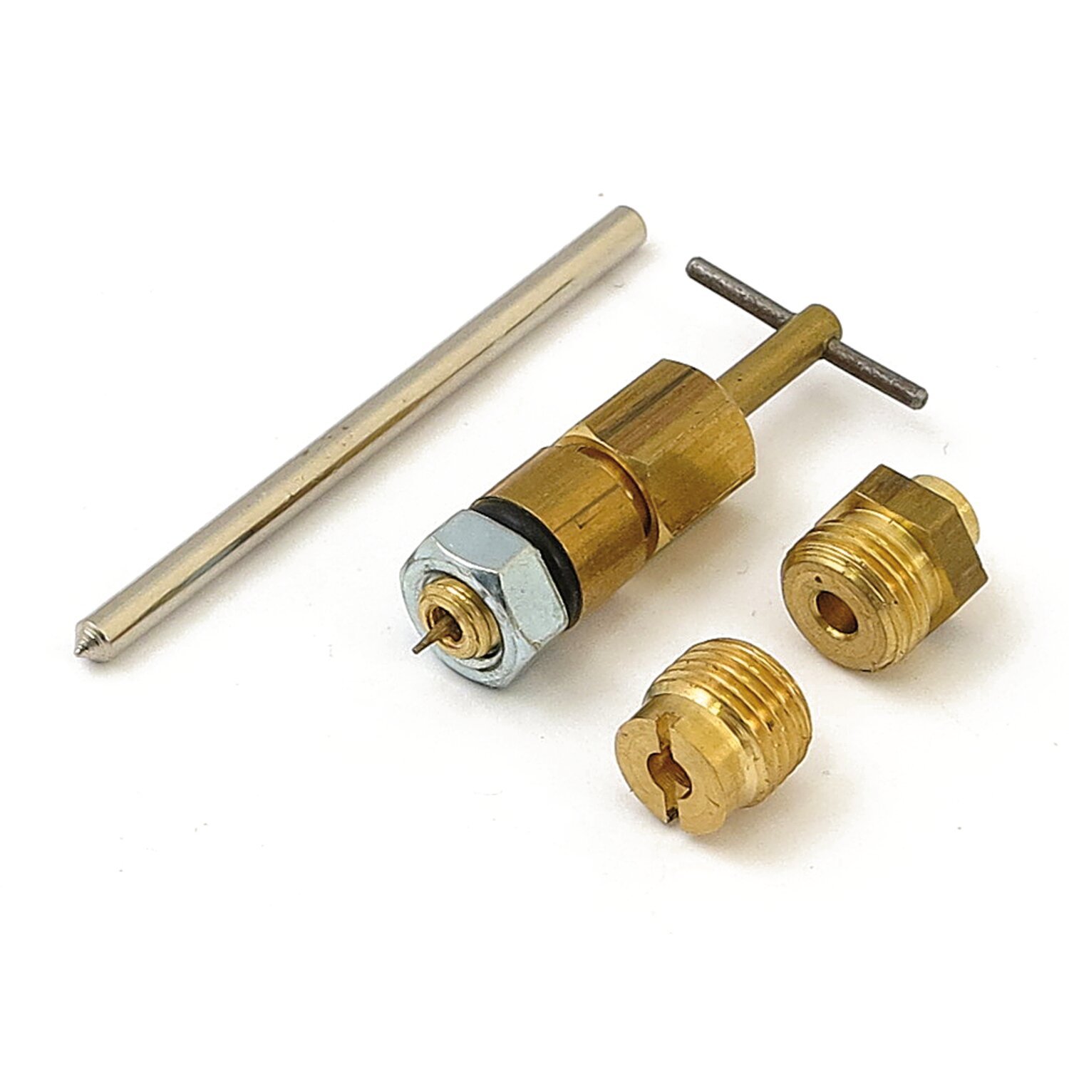 Adjustable main jet for Keihin butterfly carburetors