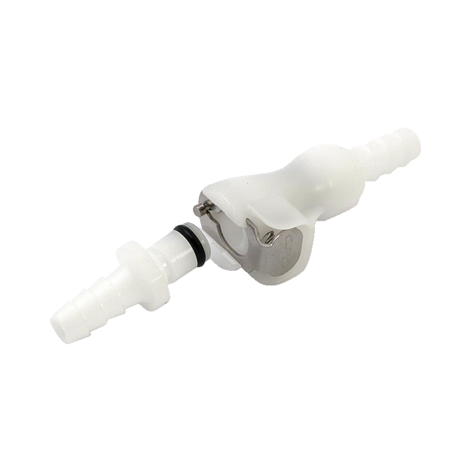 Motion Pro, fuel hose connector. 5/16" I.D. Single shut