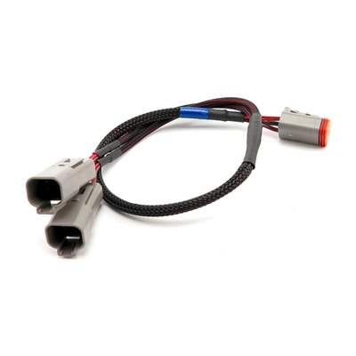 Optionally used to connect 2 devices to the OBD (On Board Diagnostics) port. For instance used with Power Vision module in combination with a custom exhaust system that is already connected to the OBD port. This cable allows you to use the Power Vision without disconnecting the exhaust system.