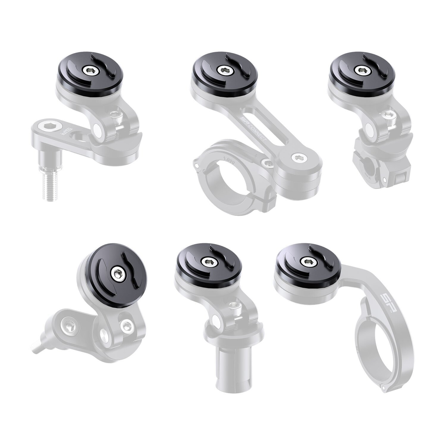 SP Connect™, adapter SPC to SPC+ for many SP Connect mounts, Black