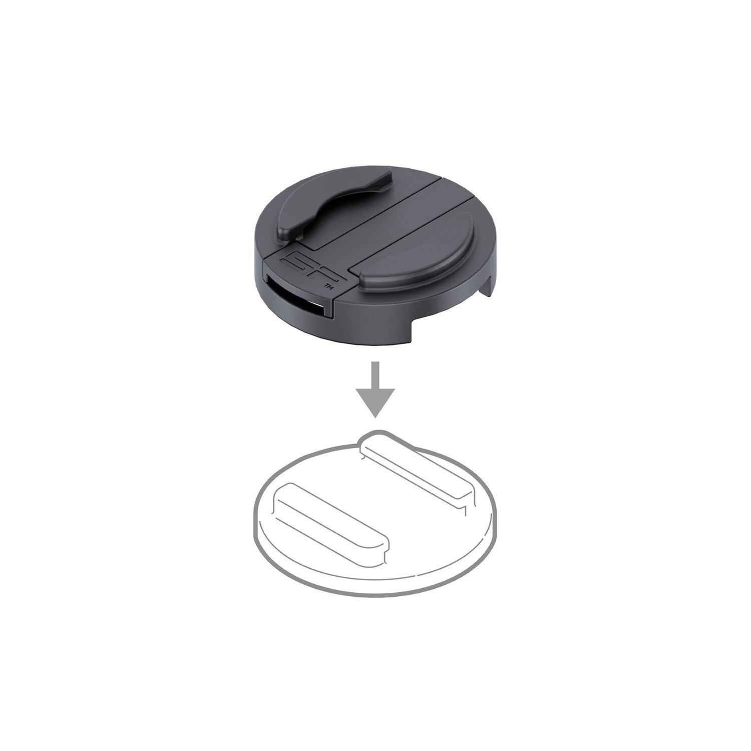 SP Connect™, Adapter SPC+ to SPC mount, Black