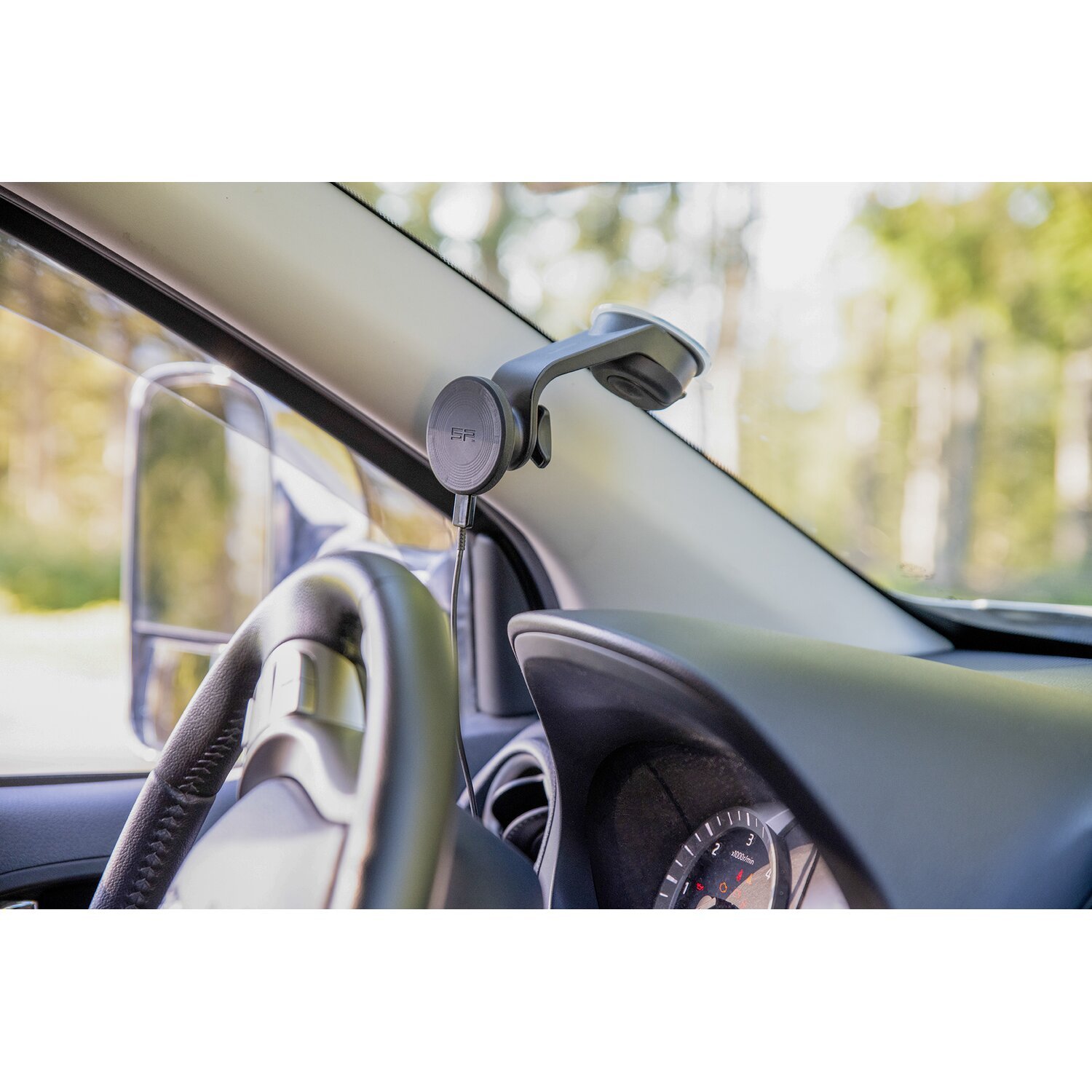 SP Connect™, Charging Suction Mount phone case holder SPC+, Black
