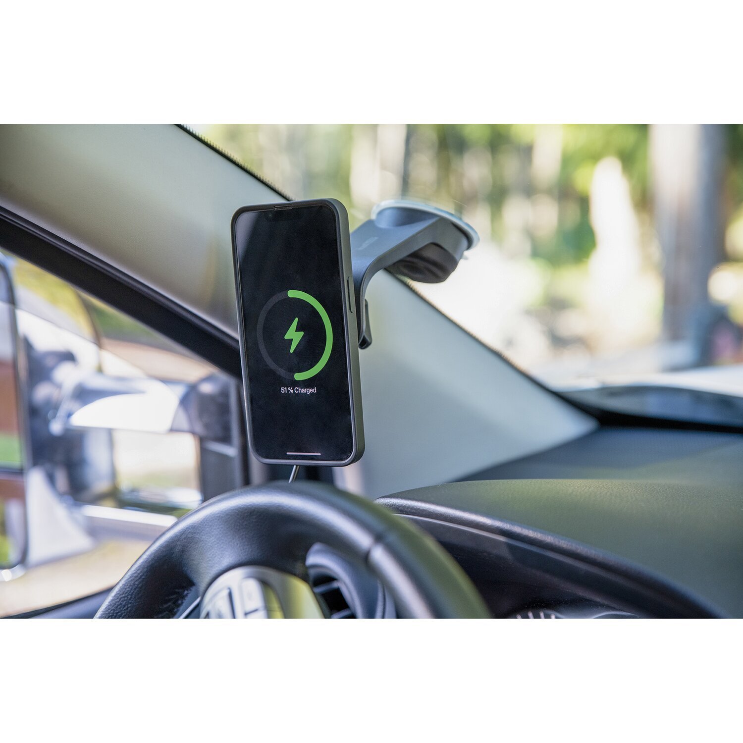 SP Connect™, Charging Suction Mount phone case holder SPC+, Black