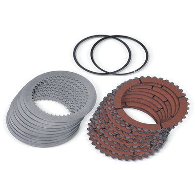 Replacement for 961331, 961332, 961297 JIMS high performance clutch kit. Includes steel and friction plates. 