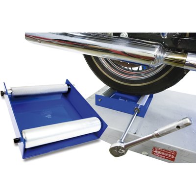 Placed under the wheel; Used to rotate the wheel with a wrench; Perfect for making timing adjustments to the engine