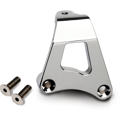 Front top motor mount, machined in the perfect 'A Cut Above' style, from 6061-T6 billet aluminum with a polished, chrome plated or black anodized finish. Better looks and stronger than stock.
OEM replacement reference 16321-08.